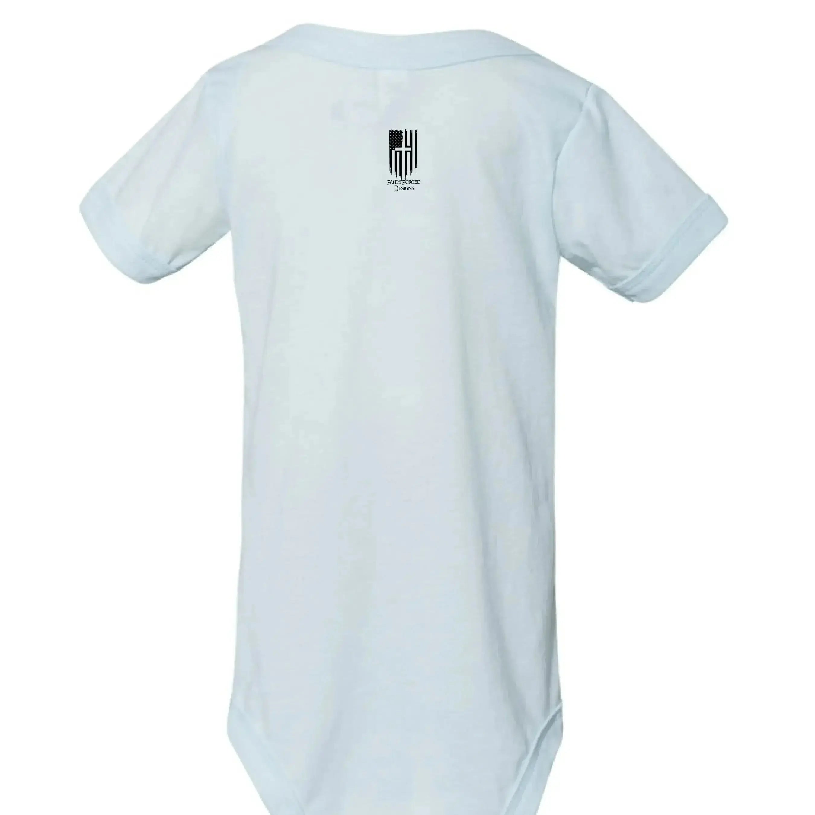 My Dad Is Not Just a Veteran - He’s My Hero Patriotic Baby Onesie - Faith Forged Designs