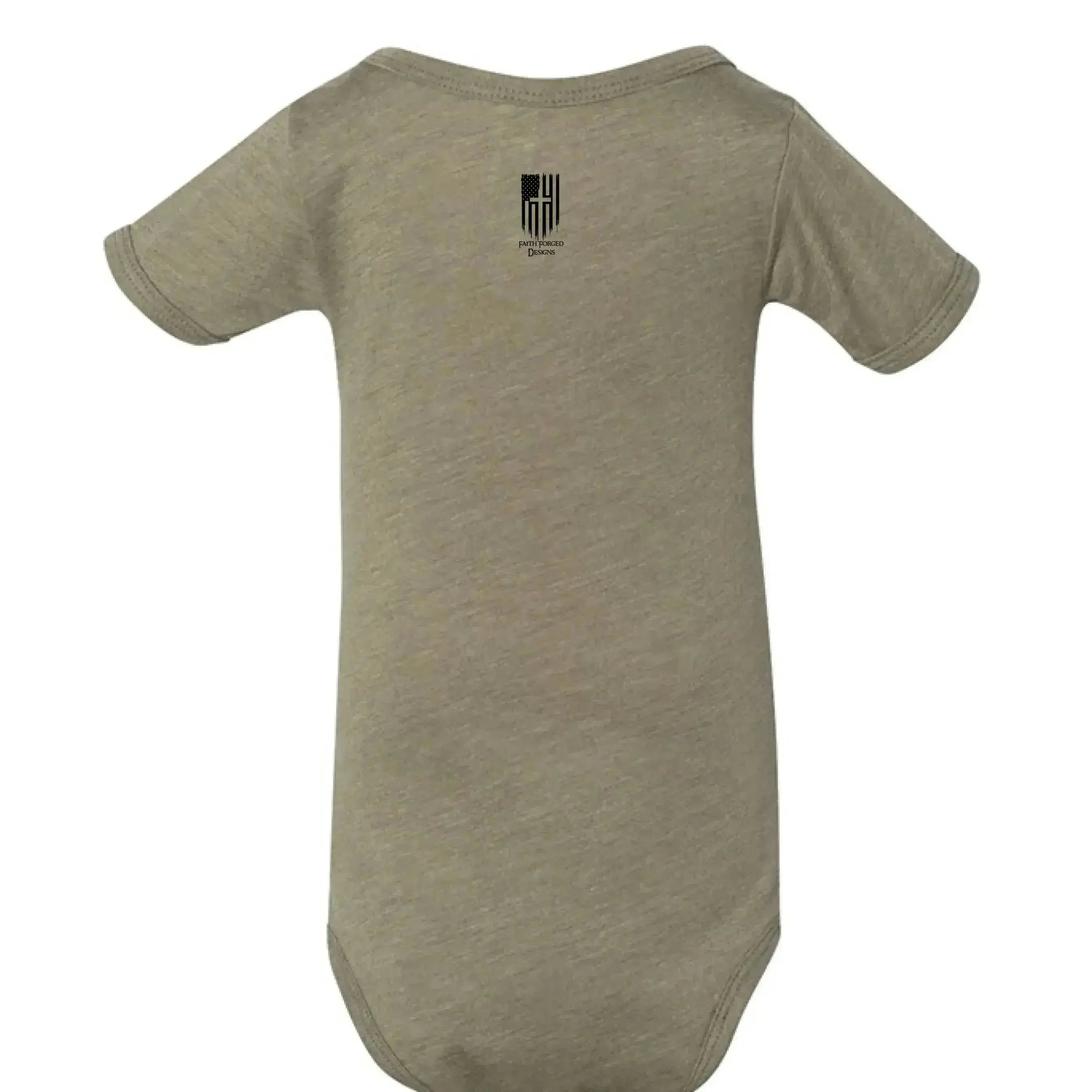 My Dad Is Not Just a Veteran - He’s My Hero Patriotic Baby Onesie - Faith Forged Designs