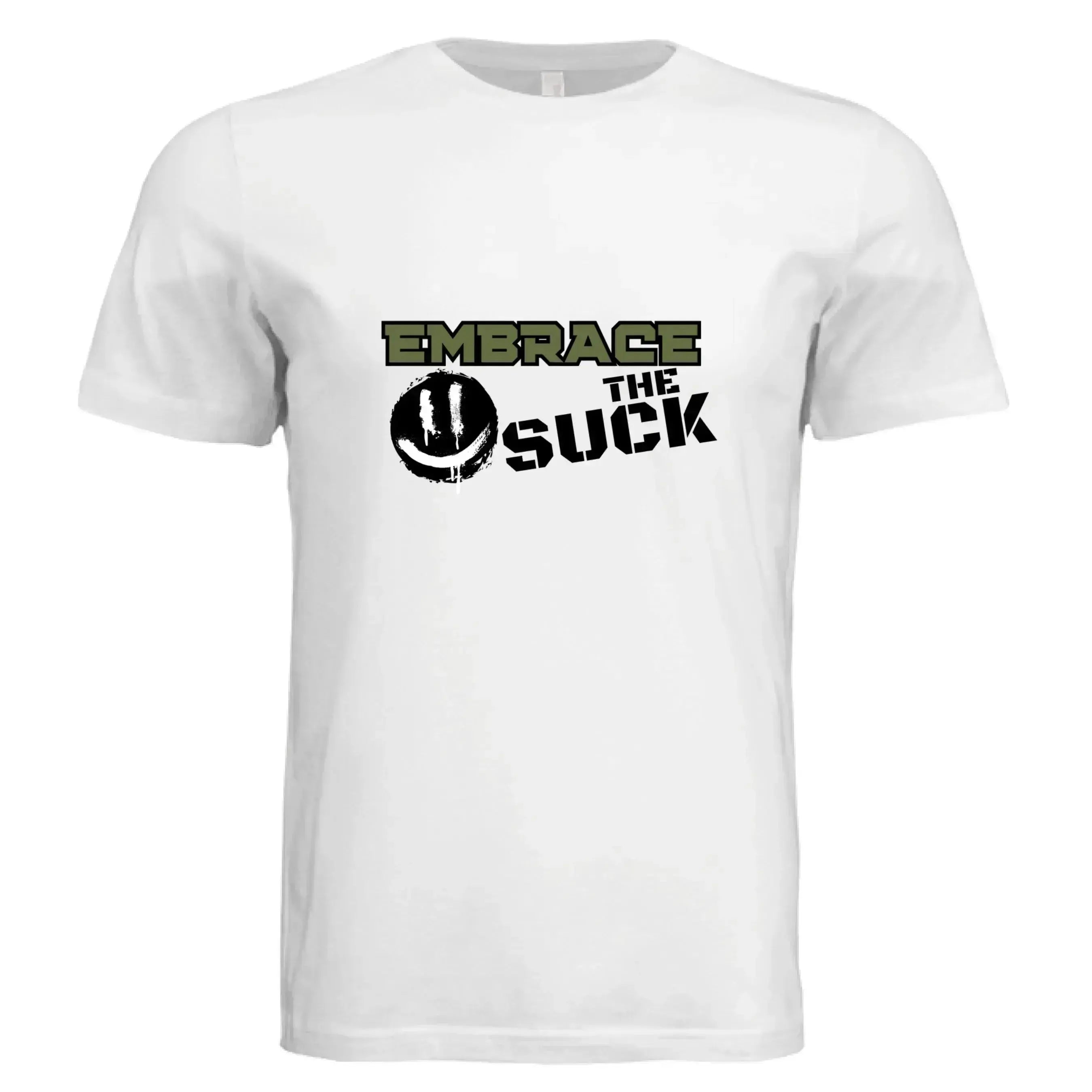 Embrace the Suck T-Shirt – Motivational Military Style Graphic Tee - Faith Forged Designs