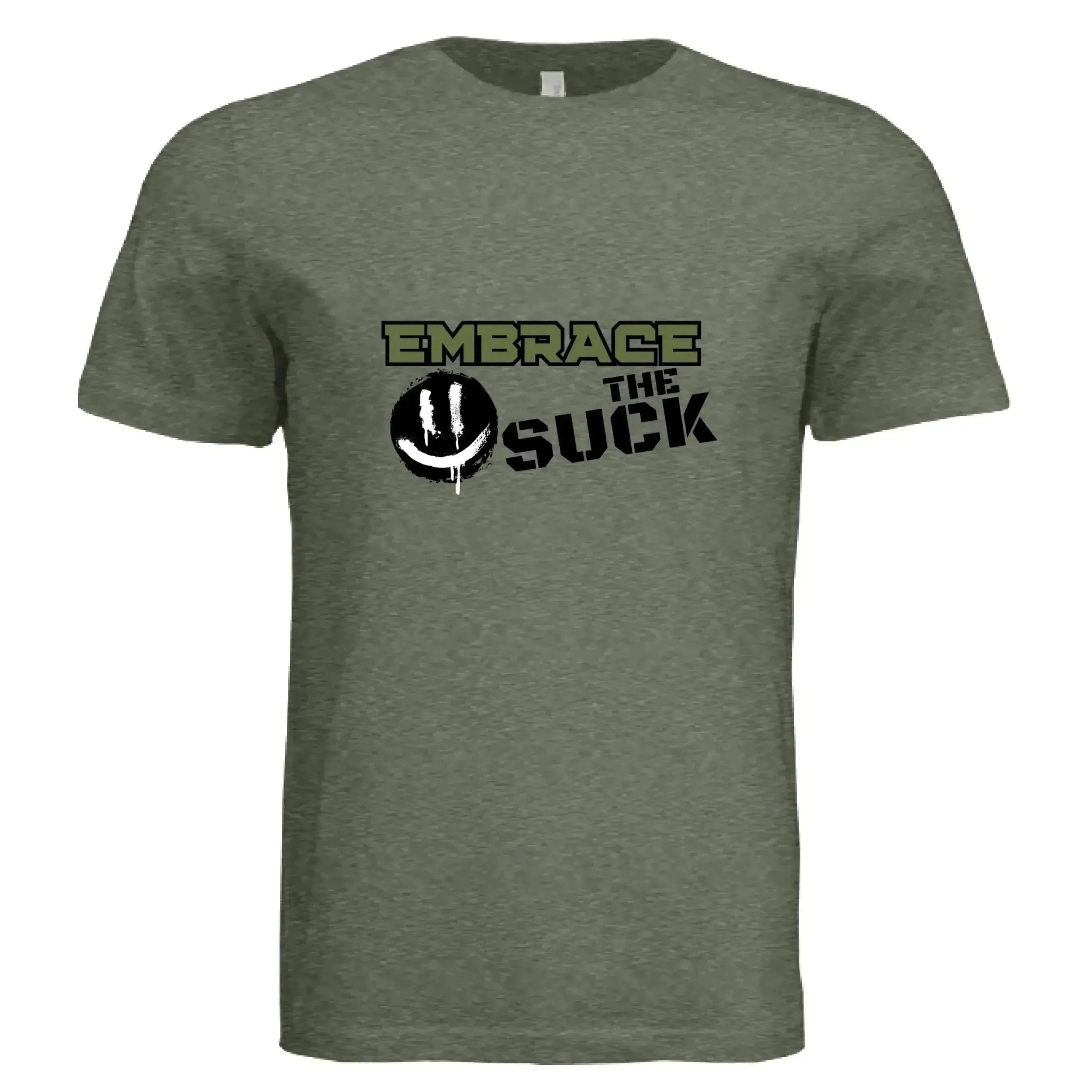 Embrace the Suck T-Shirt – Motivational Military Style Graphic Tee - Faith Forged Designs