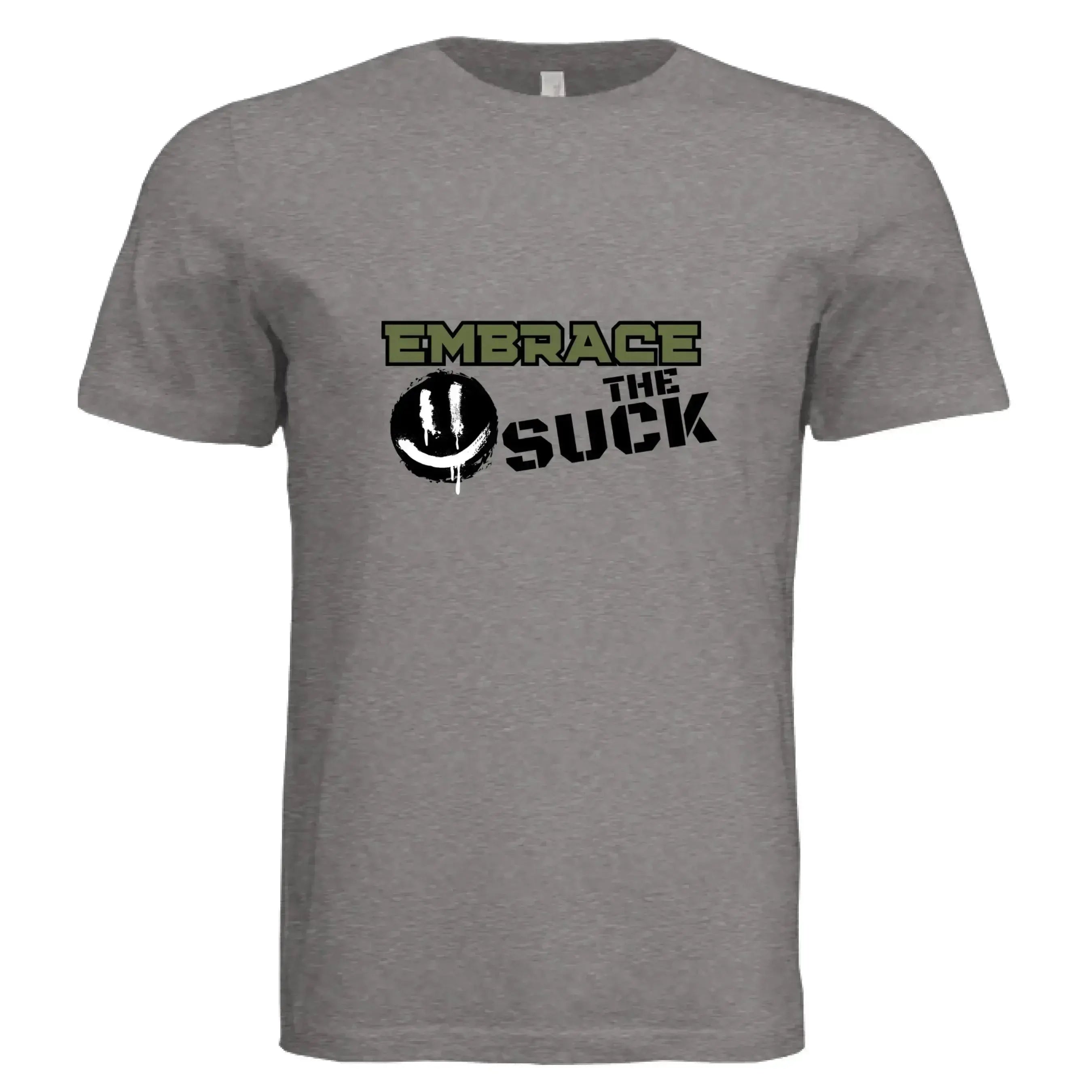 Embrace the Suck T-Shirt – Motivational Military Style Graphic Tee - Faith Forged Designs