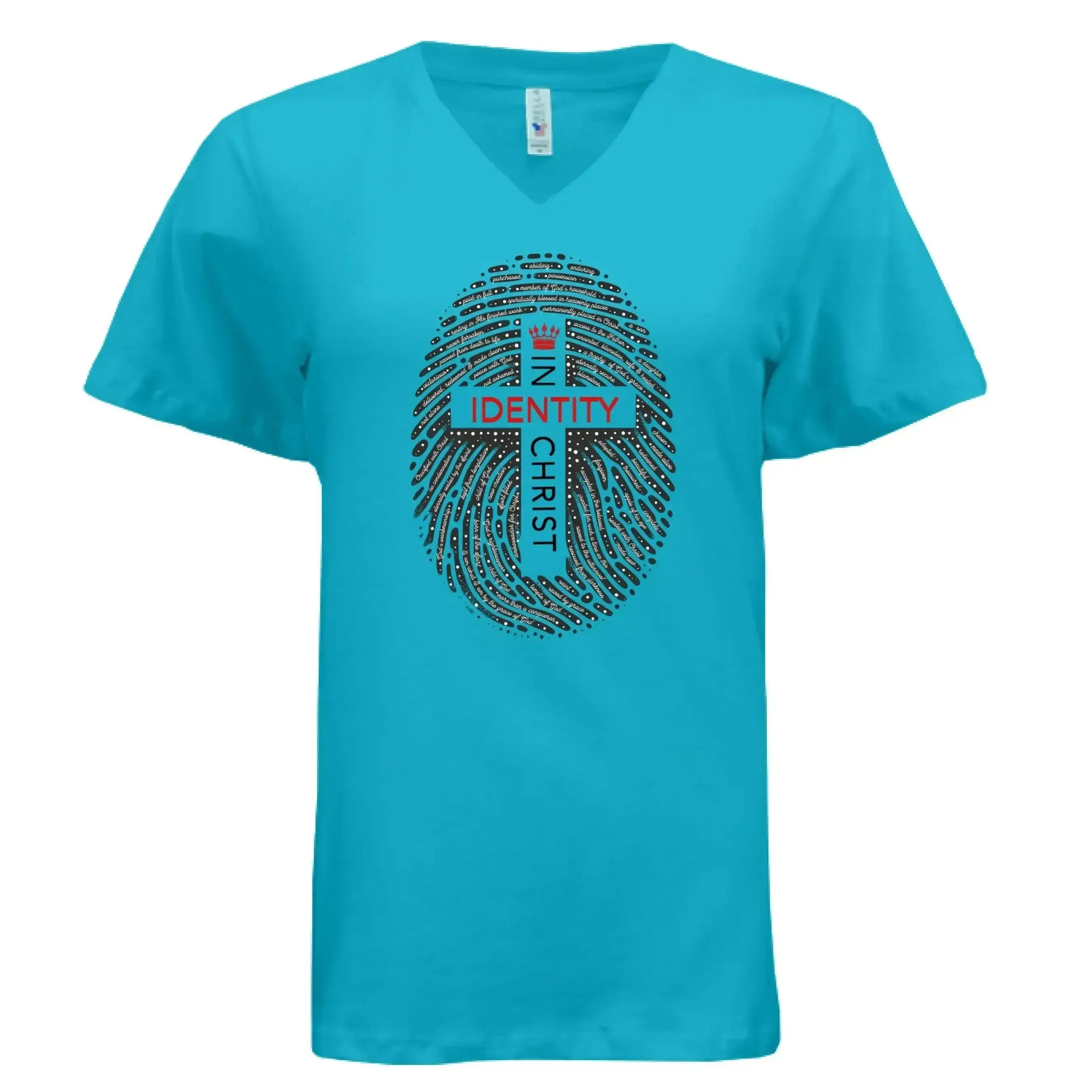 Identity in Christ V Neck - Faith Forged Designs