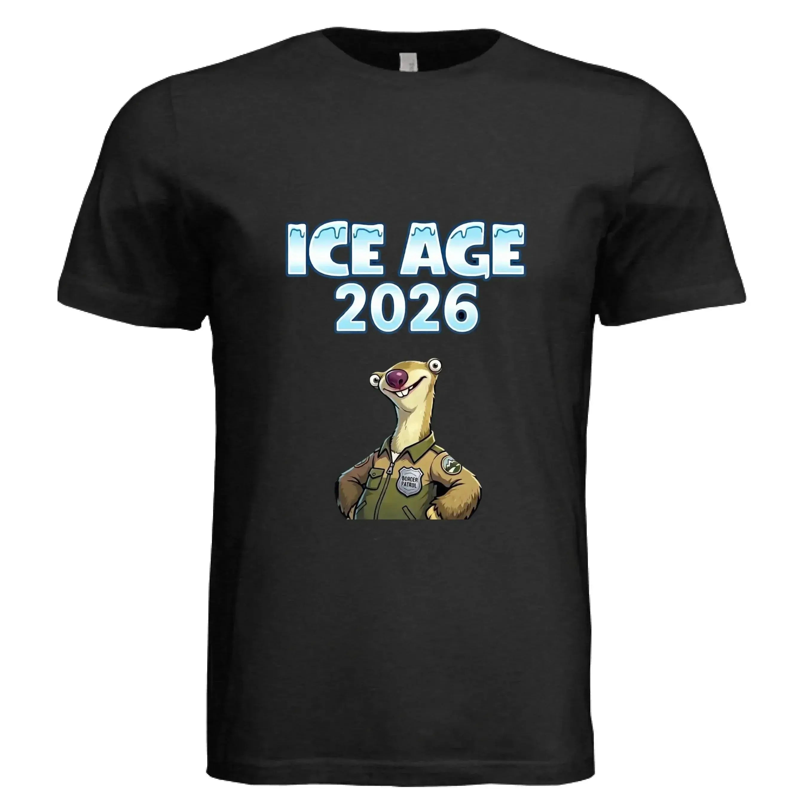ICE AGE 2026 Sid Border Patrol T-Shirt - Faith Forged Designs
