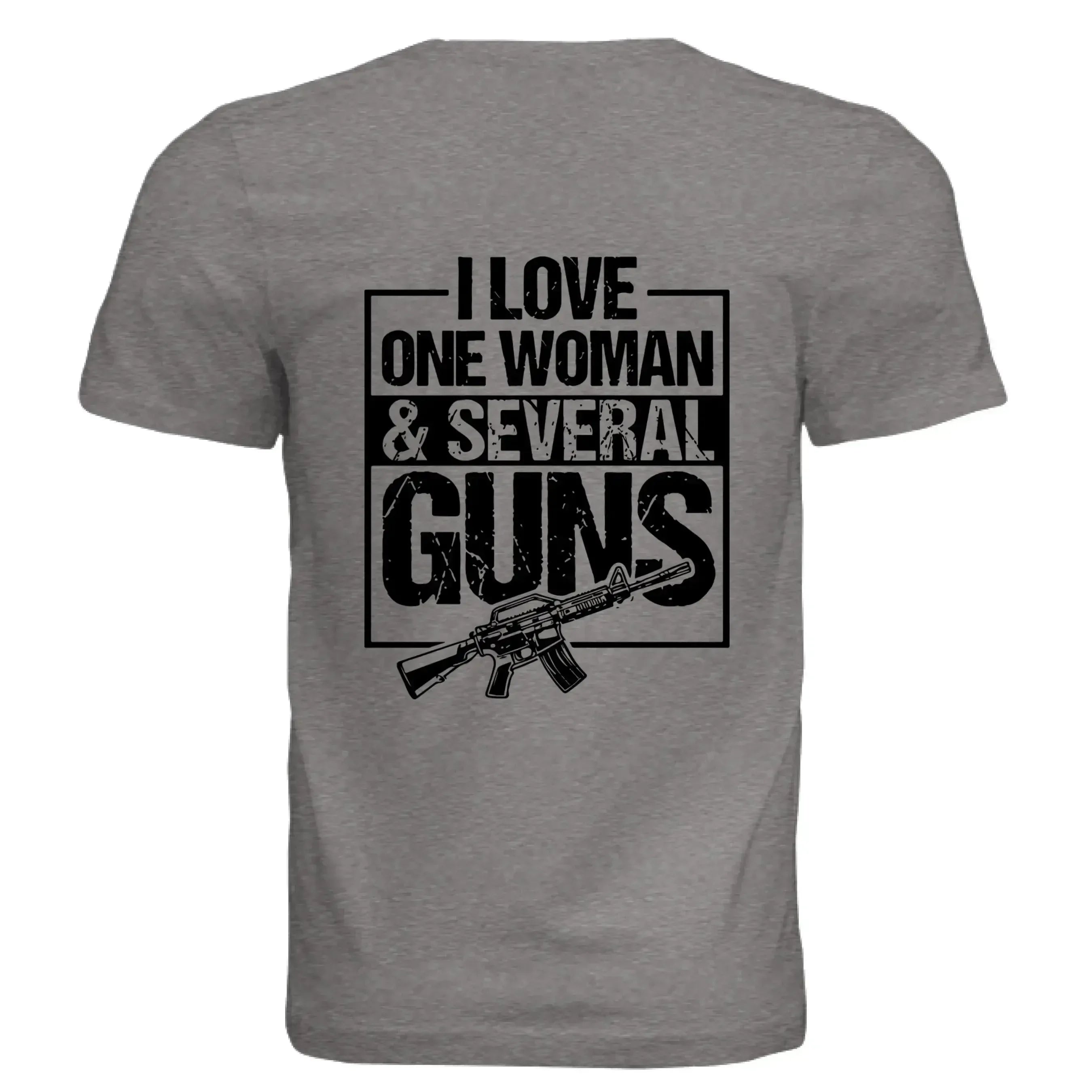One Woman Several Guns Tee - Funny Gun Lover Shirt - Faith Forged Designs