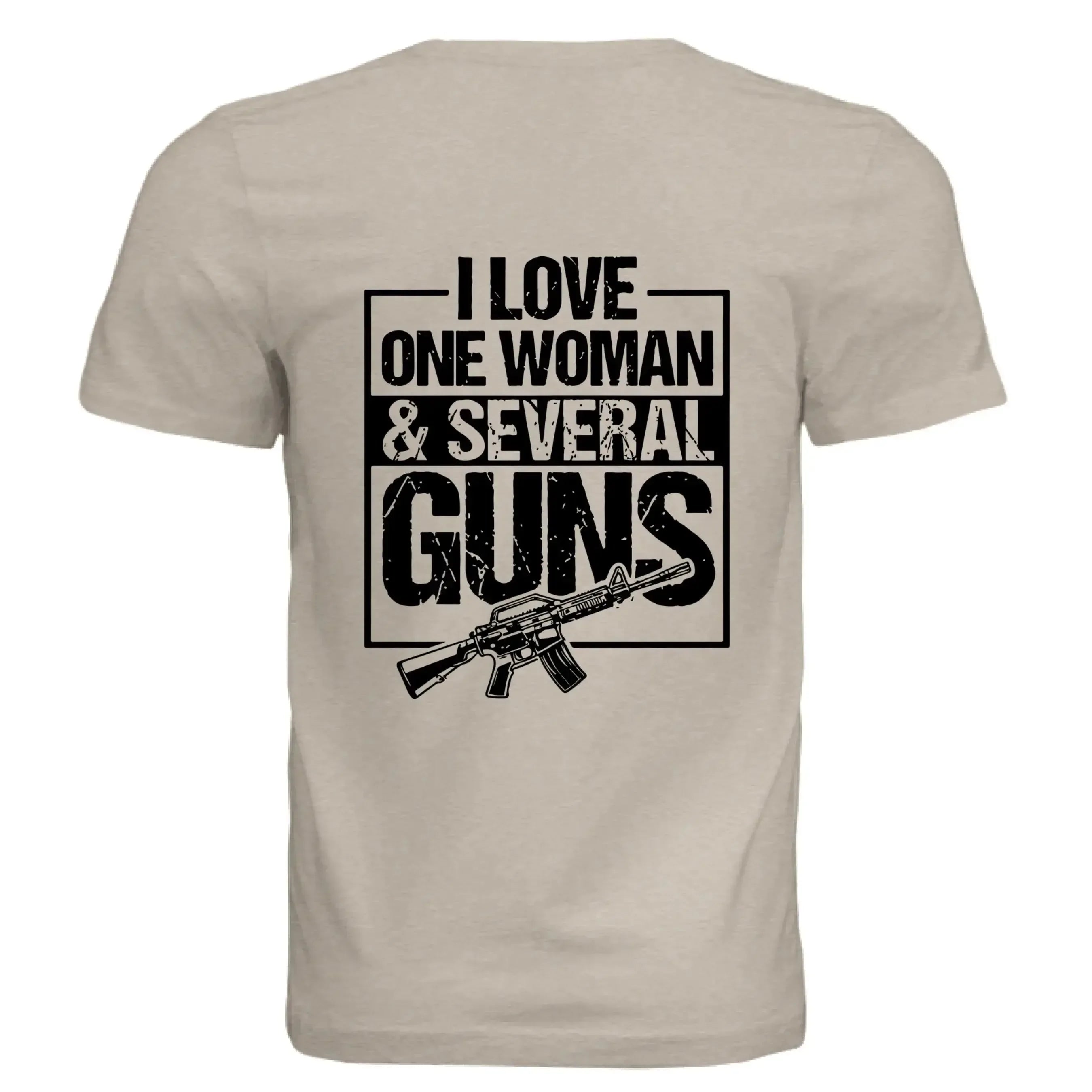 One Woman Several Guns Tee - Funny Gun Lover Shirt - Faith Forged Designs