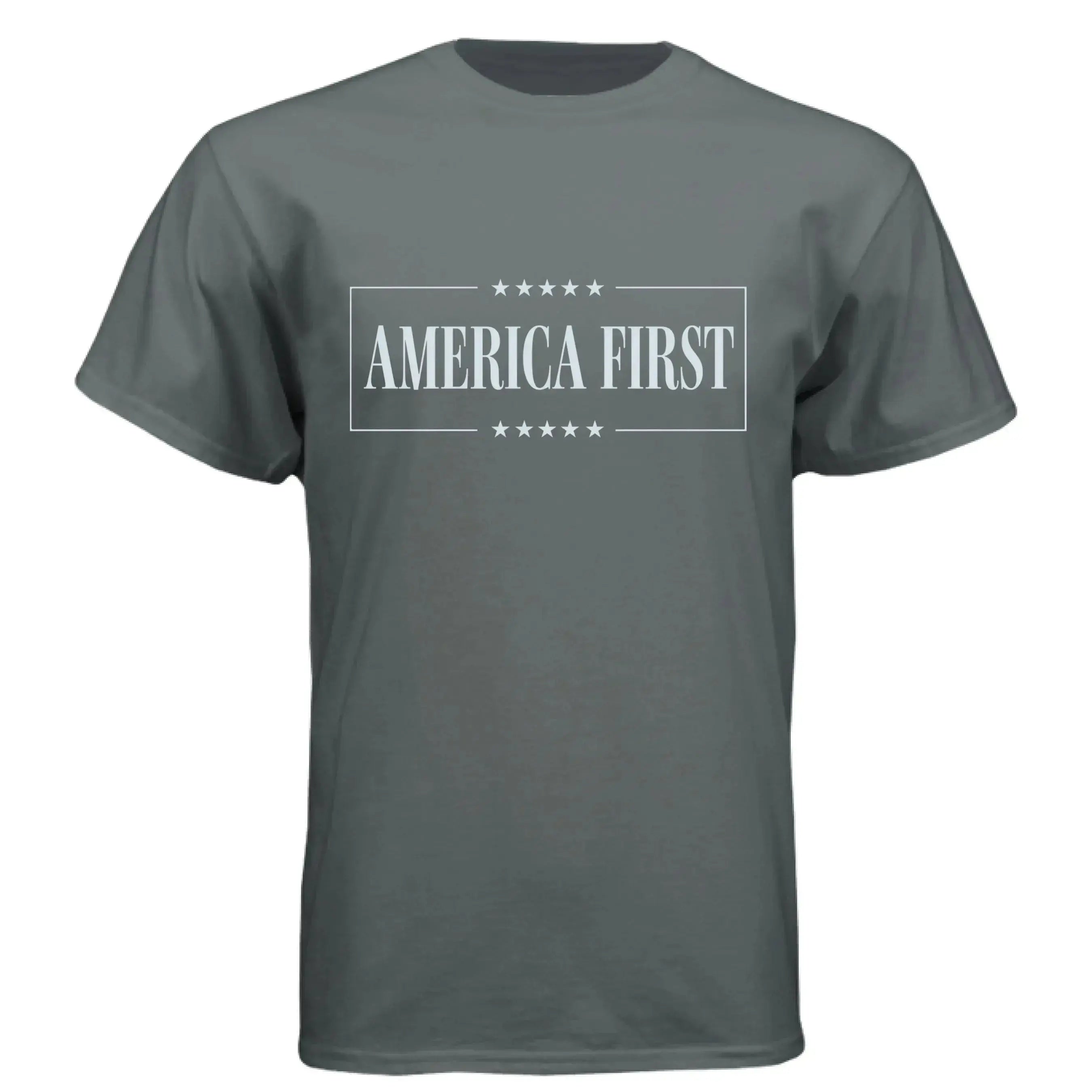 America First T-Shirt - Patriotic USA Pride Tee - Faith Forged Designs