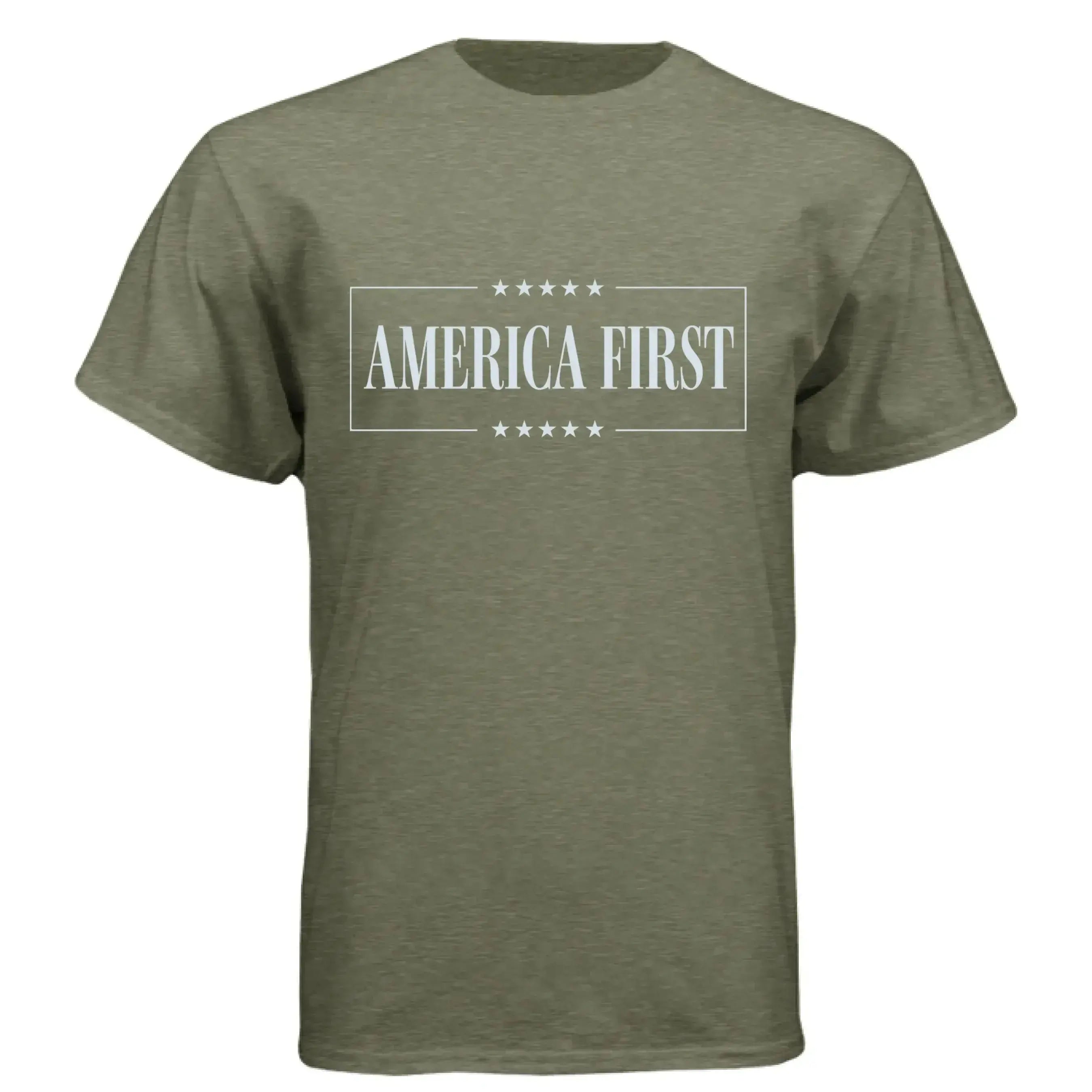 America First T-Shirt - Patriotic USA Pride Tee - Faith Forged Designs
