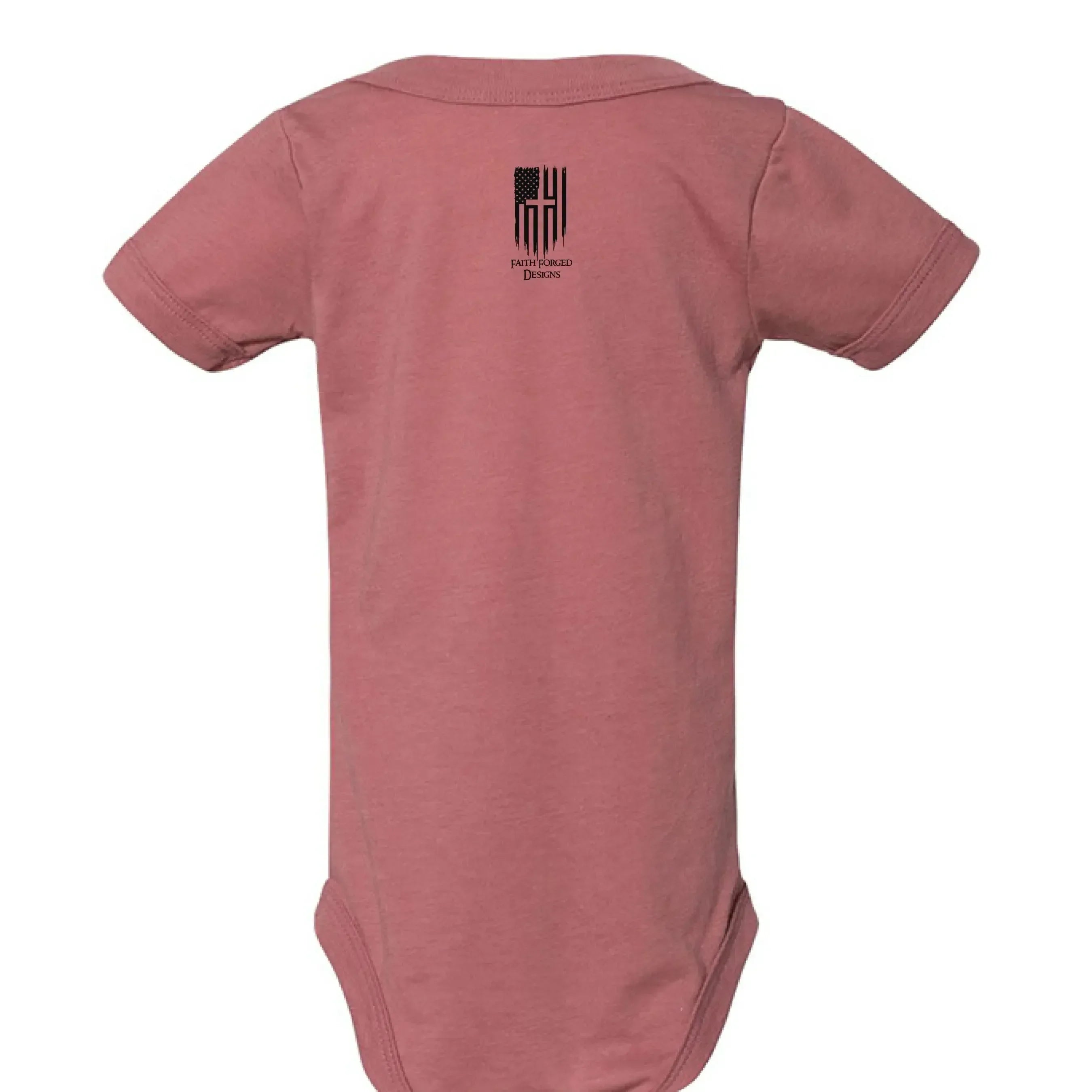 All Because Two People Said "Screw It!" Baby Onesie - Faith Forged Designs