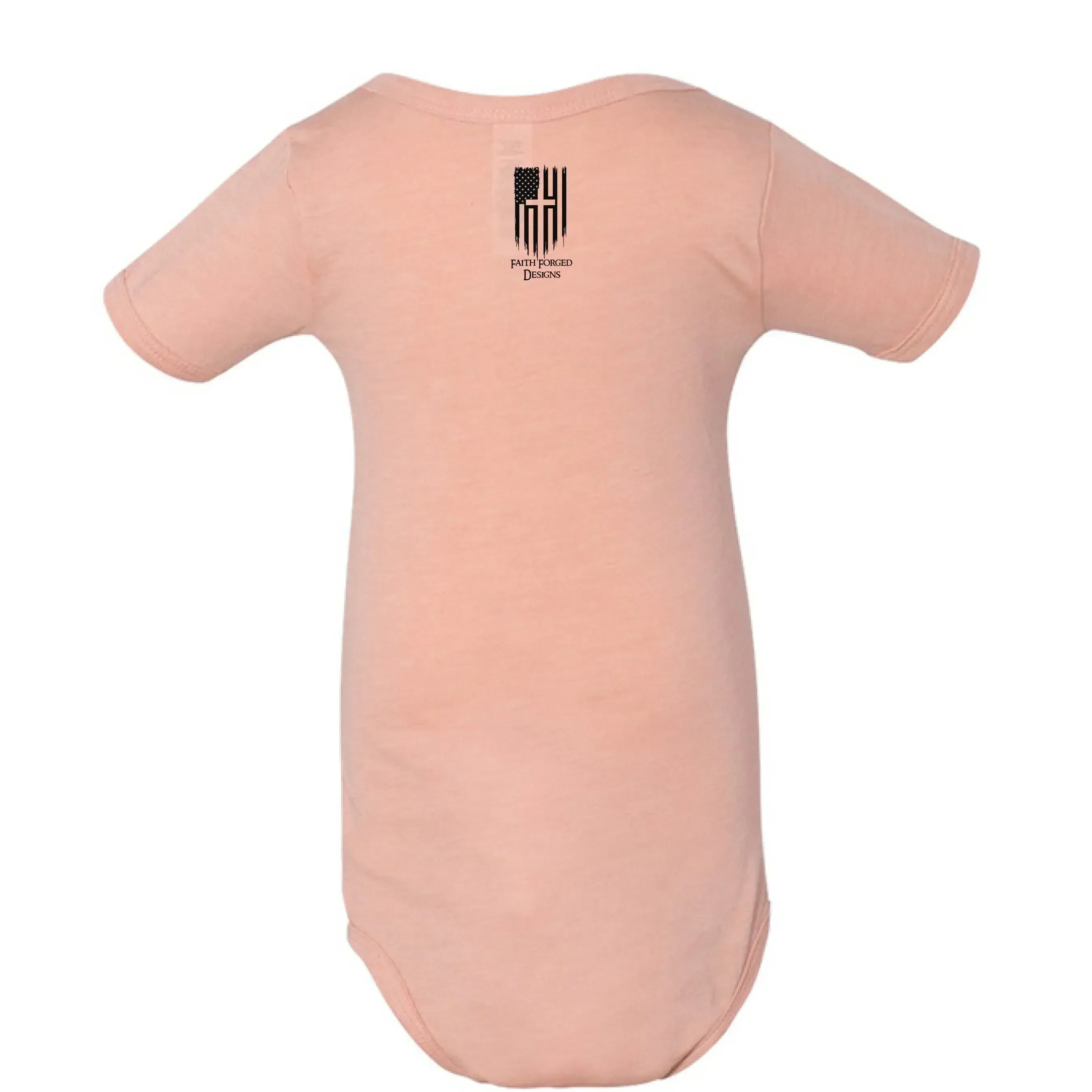 All Because Two People Said "Screw It!" Baby Onesie - Faith Forged Designs