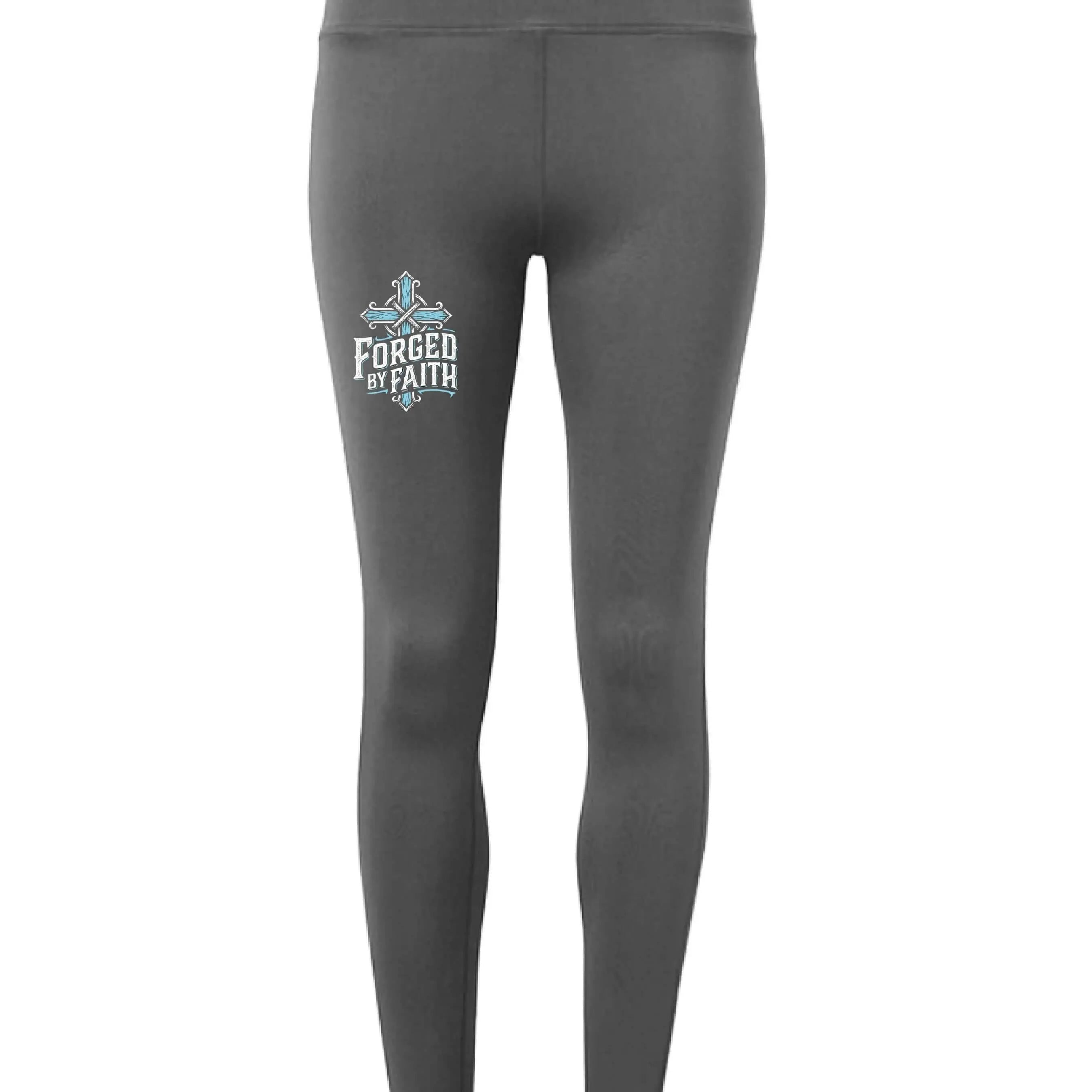 Forged by Faith High-Waisted Leggings - Faith Forged Designs