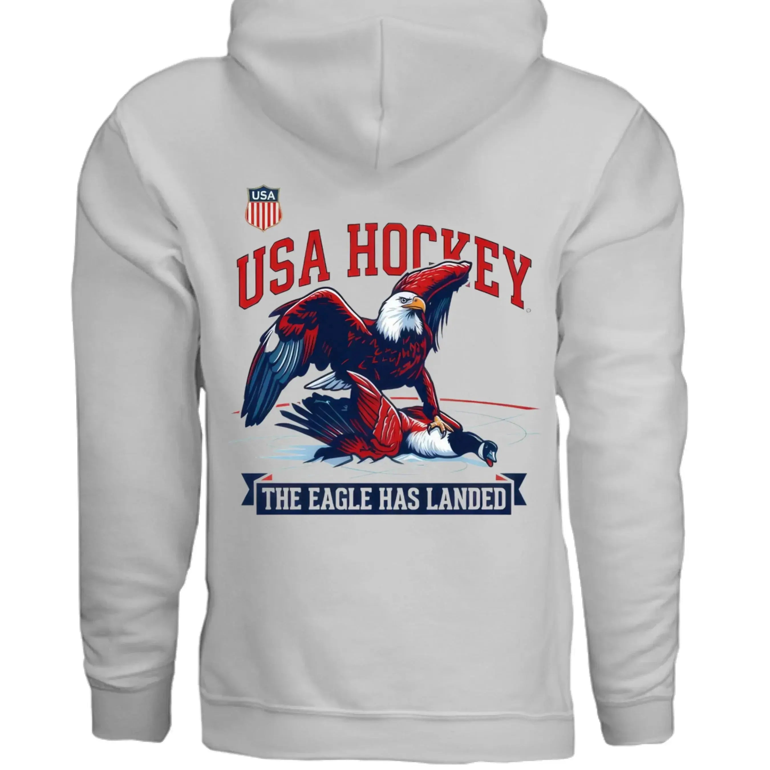 USA Hockey Victory Hoodie: The Eagle Has Landed - Faith Forged Designs