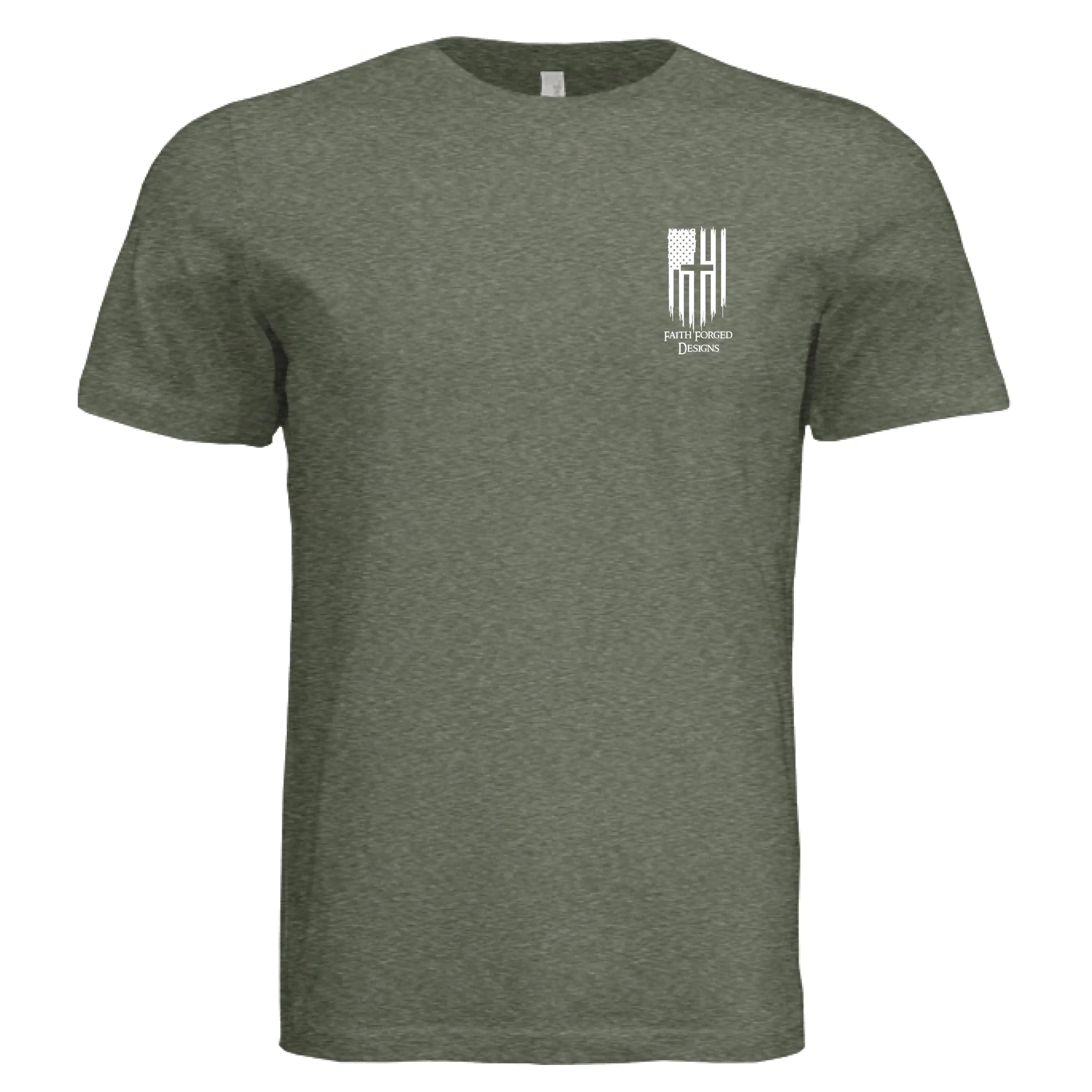 Military Green Triblend - FRONT