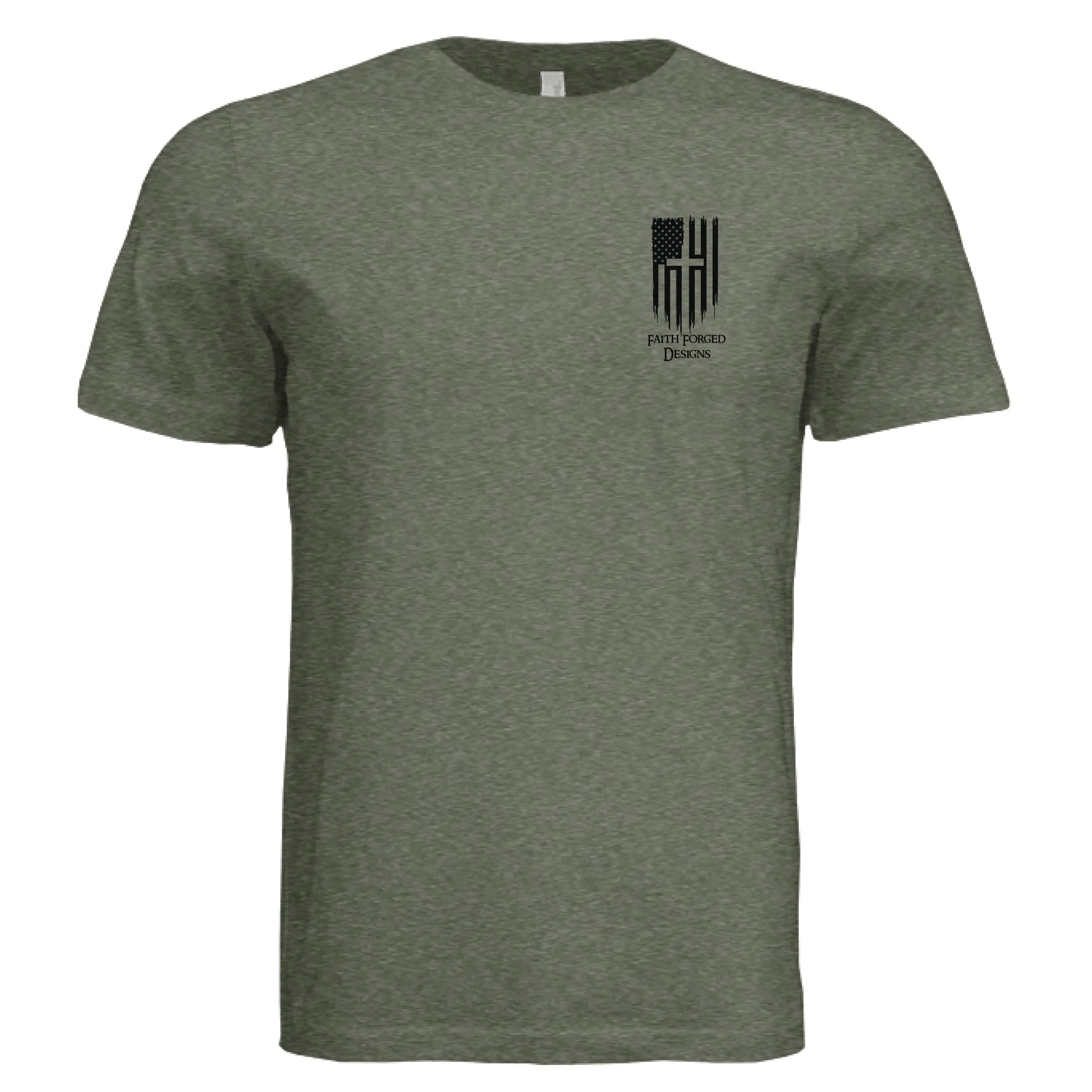 Military Green Triblend - FRONT
