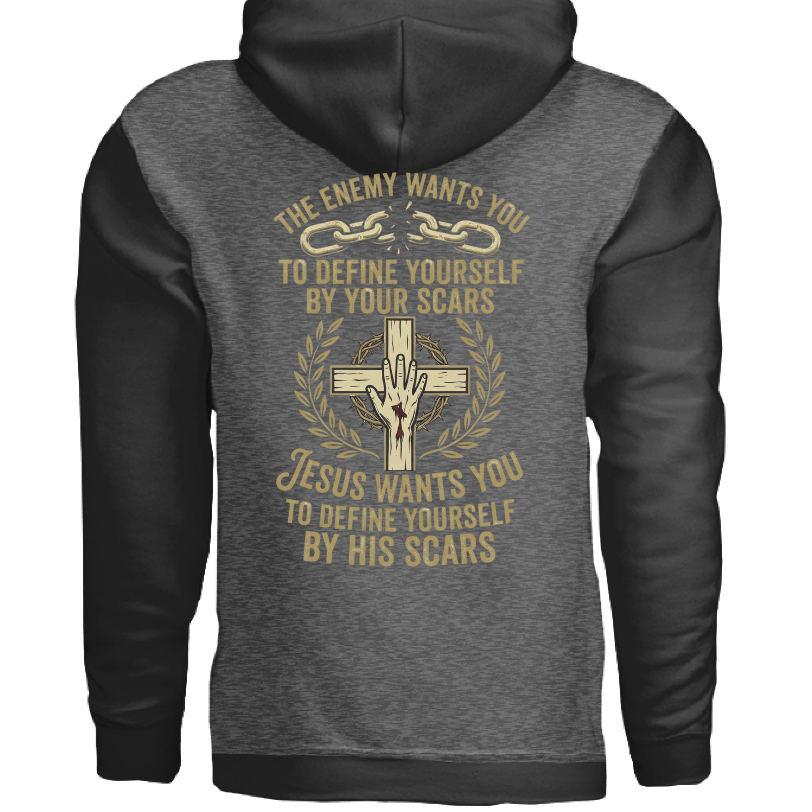 Charcoal Heather/ Black - BACK