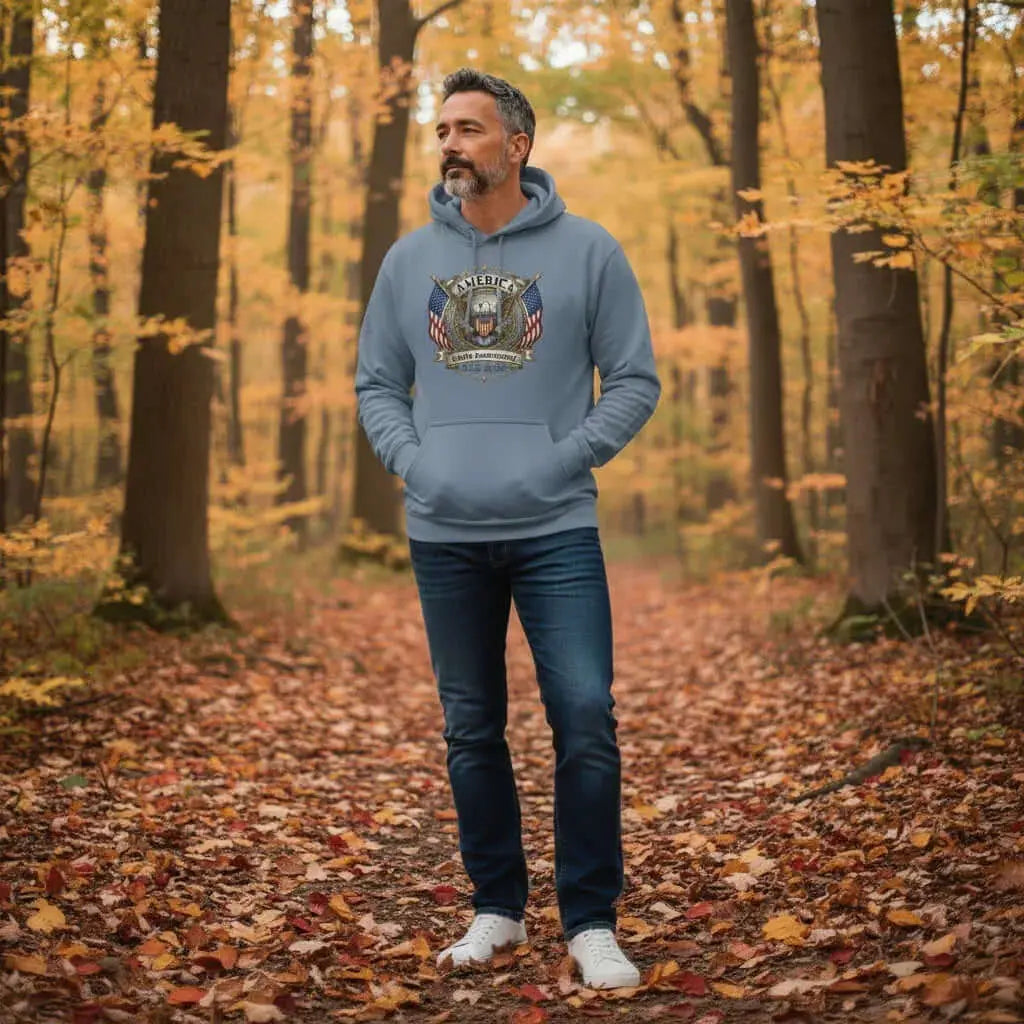 America 250th Anniversary Hoodie | 1776-2026 Semiquincentennial - Faith Forged Designs