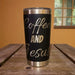 Coffee and Jesus Tumbler 20oz – Faith-Fueled Sips ☕✝️ - Faith Forged Designs