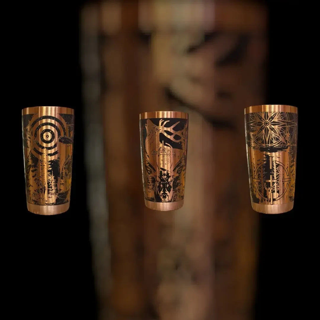 Copper Plated Hunting Tumbler 20oz - Faith Forged Designs