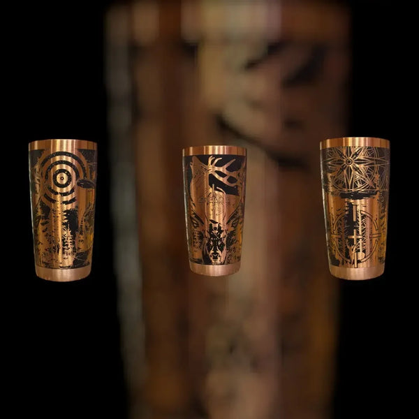 Copper Plated Hunting Tumbler 20oz - Faith Forged Designs