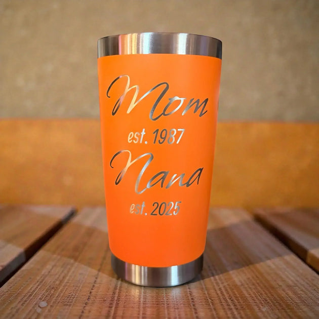 Personalized Mom to Grandma Promotion Tumbler – Celebrate Her New Journey! - Faith Forged Designs