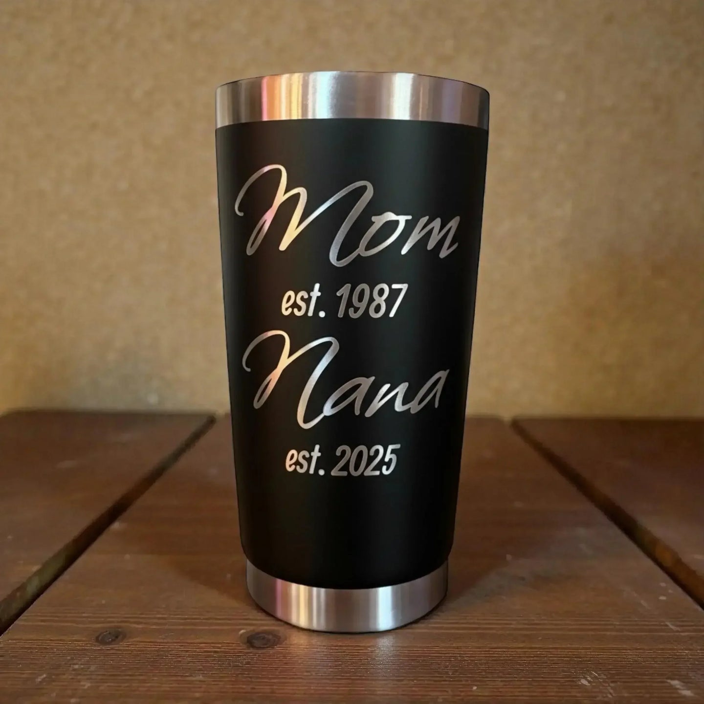 Personalized Mom to Grandma Promotion Tumbler – Celebrate Her New Journey! - Faith Forged Designs