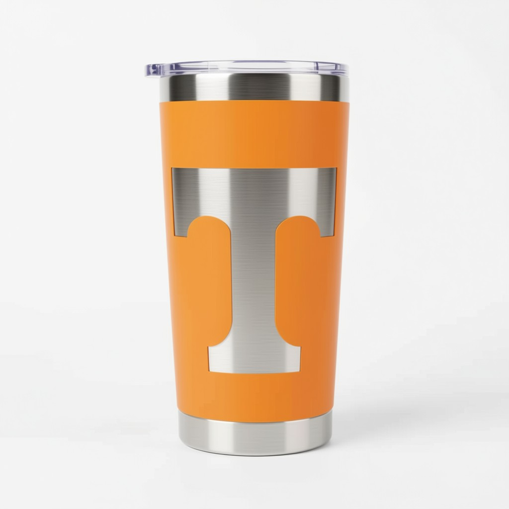 Tennessee Power T Orange 20oz Tumbler Faith Forged Designs