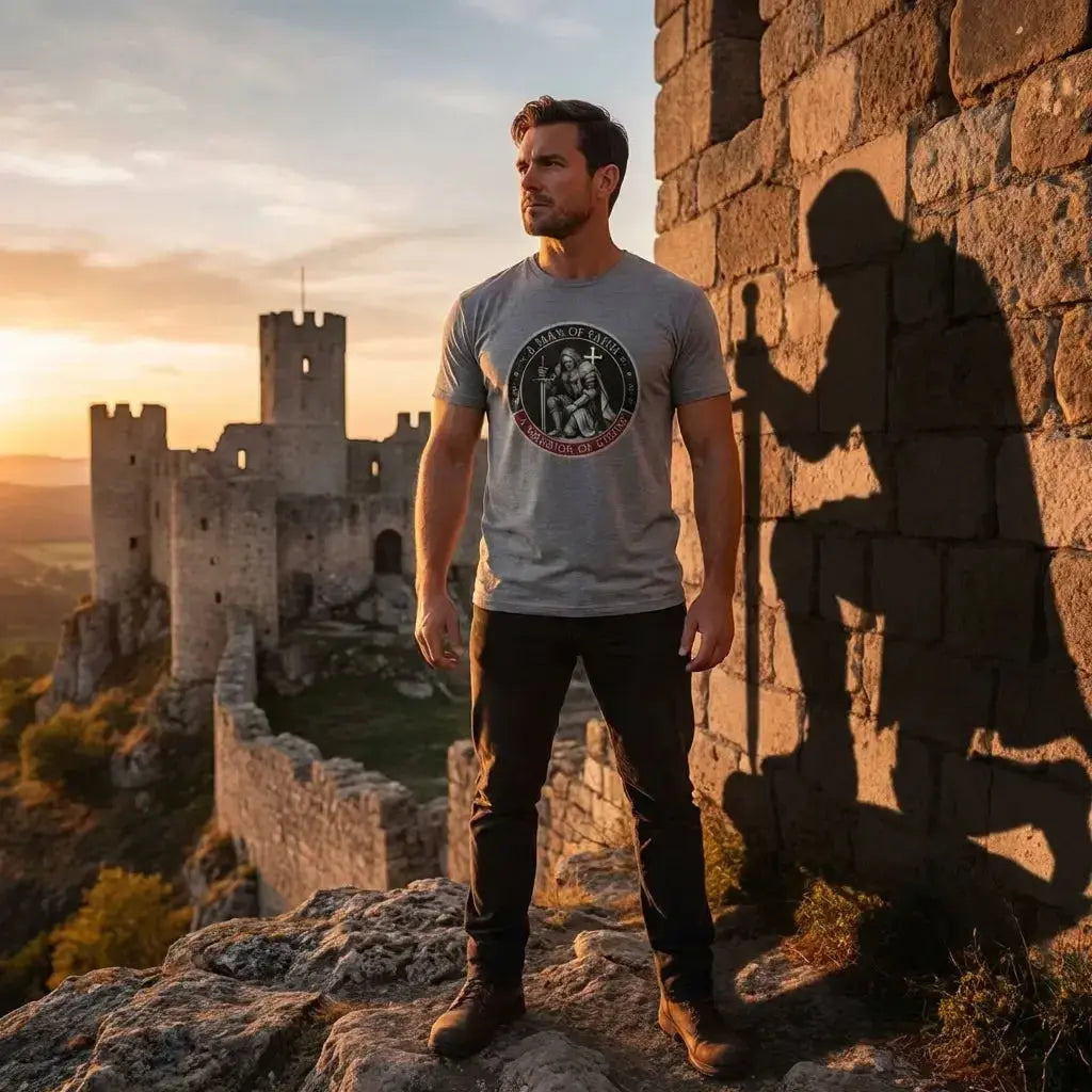 Warrior of Christ T-Shirt - Faith Forged Designs