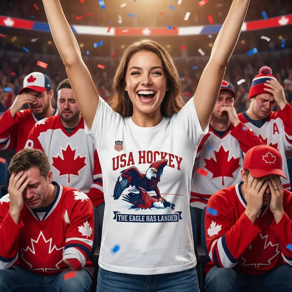 USA Hockey "The Eagle Has Landed" 2026 Olympic Gold Medal Women&