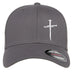 Nail Cross Flexfit Hat - Black 3 Nails Christian Cap - Faith Forged Designs