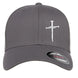 Nail Cross Flexfit Hat - Black 3 Nails Christian Cap - Faith Forged Designs