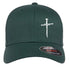 Nail Cross Flexfit Hat - Black 3 Nails Christian Cap - Faith Forged Designs Faith Forged Designs