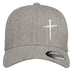 Nail Cross Flexfit Hat - Black 3 Nails Christian Cap - Faith Forged Designs