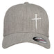 Nail Cross Flexfit Hat - Black 3 Nails Christian Cap - Faith Forged Designs