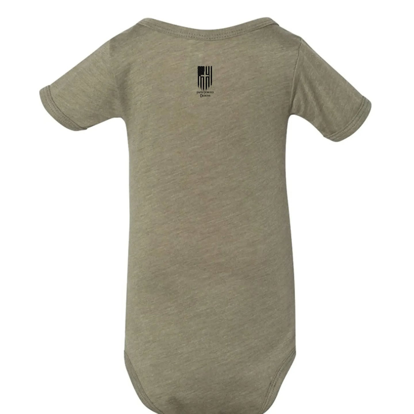 My Dad Is Not Just a Veteran - He’s My Hero Patriotic Baby Onesie - Faith Forged Designs