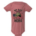 My Dad Is Not Just a Veteran - He’s My Hero Patriotic Baby Onesie - Faith Forged Designs