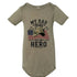My Dad Is Not Just a Veteran - He’s My Hero Patriotic Baby Onesie - Faith Forged Designs Faith Forged Designs