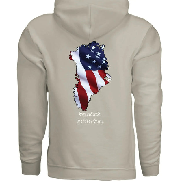 Greenland: The 51st State Hoodie - Faith Forged Designs