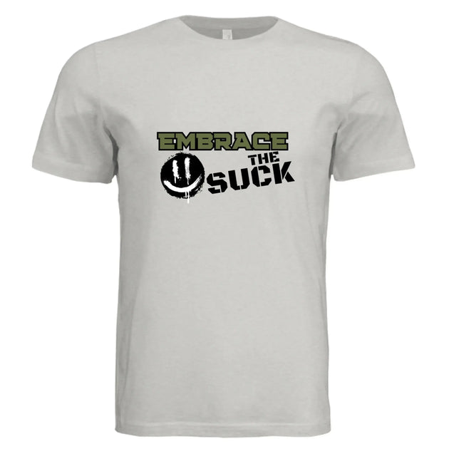 Embrace the Suck T-Shirt – Motivational Military Style Graphic Tee - Faith Forged Designs