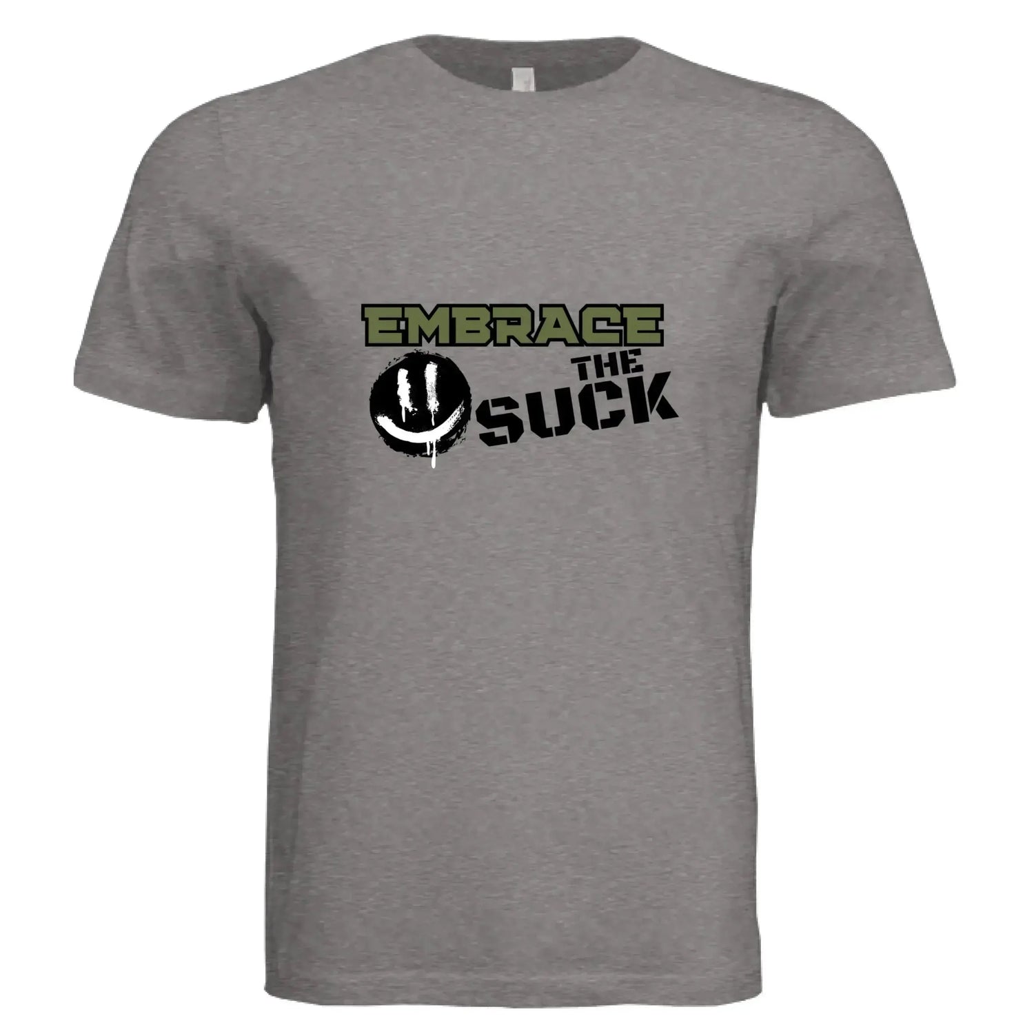 Embrace the Suck T-Shirt – Motivational Military Style Graphic Tee - Faith Forged Designs
