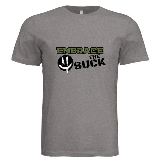 Embrace the Suck T-Shirt – Motivational Military Style Graphic Tee - Faith Forged Designs