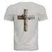 Rustic Wooden Cross John 3:16 T-Shirt - "For God So Loved the World That He Gave His Only Son" Christian Graphic Tee - Faith Forged Designs