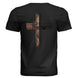 Rustic Wooden Cross John 3:16 T-Shirt - "For God So Loved the World That He Gave His Only Son" Christian Graphic Tee - Faith Forged Designs