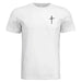 Rustic Wooden Cross John 3:16 T-Shirt - "For God So Loved the World That He Gave His Only Son" Christian Graphic Tee - Faith Forged Designs