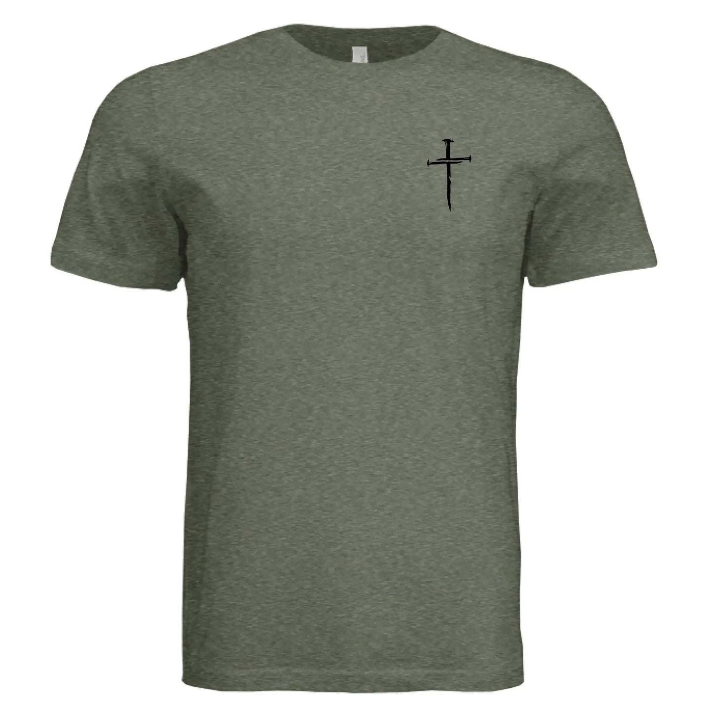 Rustic Wooden Cross John 3:16 T-Shirt - "For God So Loved the World That He Gave His Only Son" Christian Graphic Tee - Faith Forged Designs
