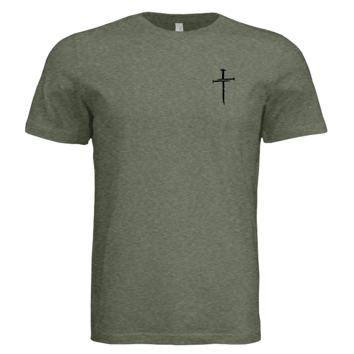 Rustic Wooden Cross John 3:16 T-Shirt - "For God So Loved the World That He Gave His Only Son" Christian Graphic Tee - Faith Forged Designs