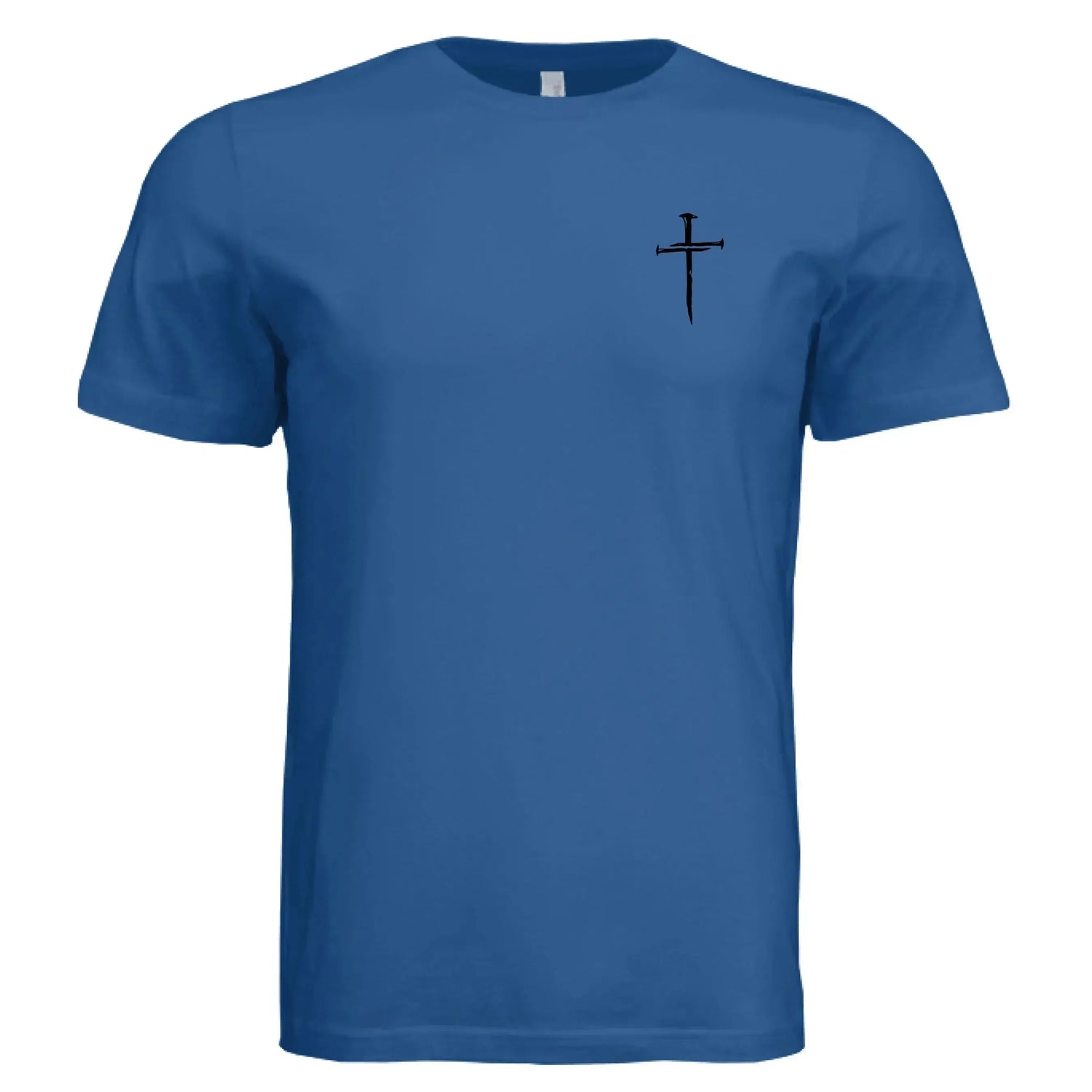 Rustic Wooden Cross John 3:16 T-Shirt - "For God So Loved the World That He Gave His Only Son" Christian Graphic Tee - Faith Forged Designs