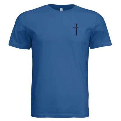 Rustic Wooden Cross John 3:16 T-Shirt - "For God So Loved the World That He Gave His Only Son" Christian Graphic Tee - Faith Forged Designs