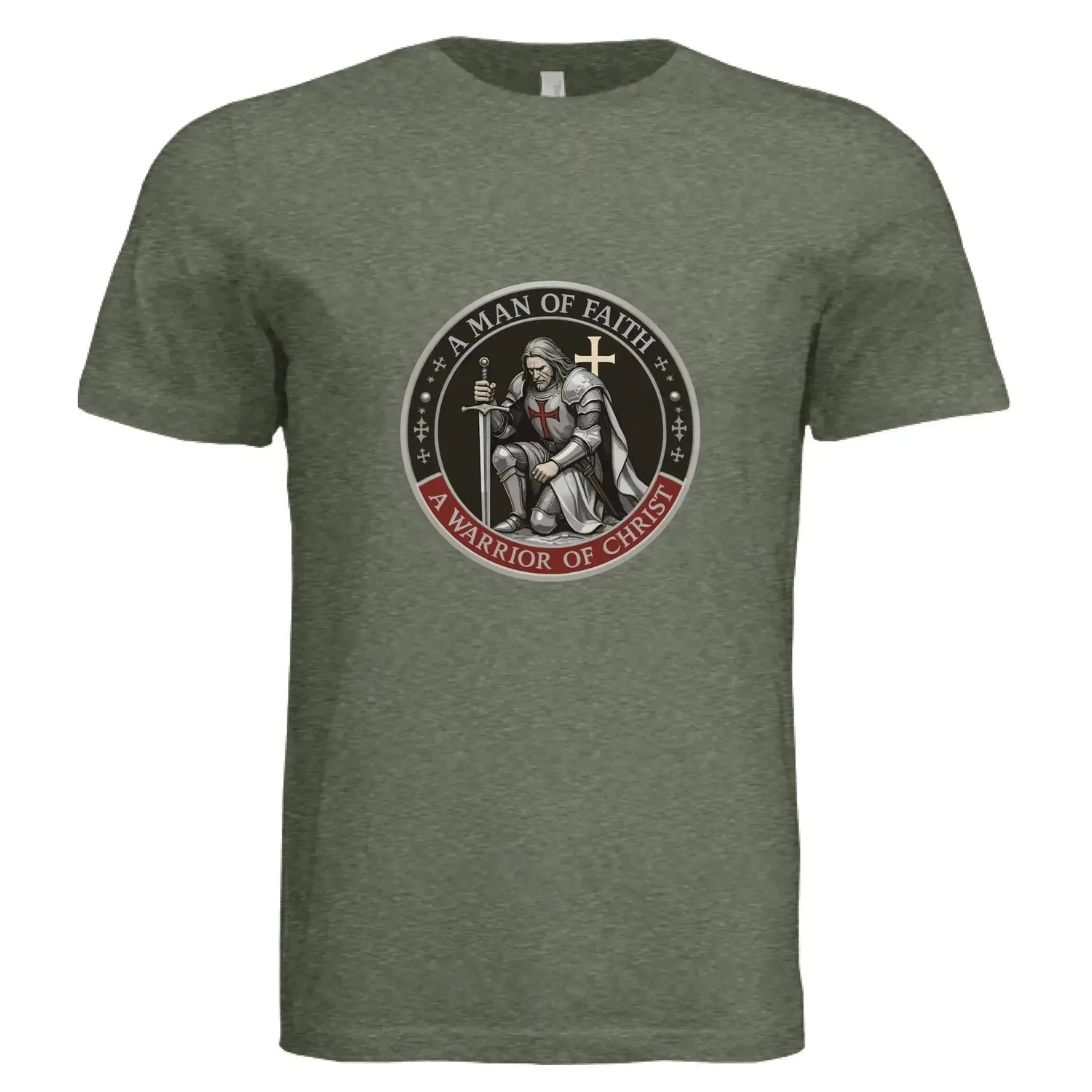 Warrior of Christ T-Shirt - Faith Forged Designs