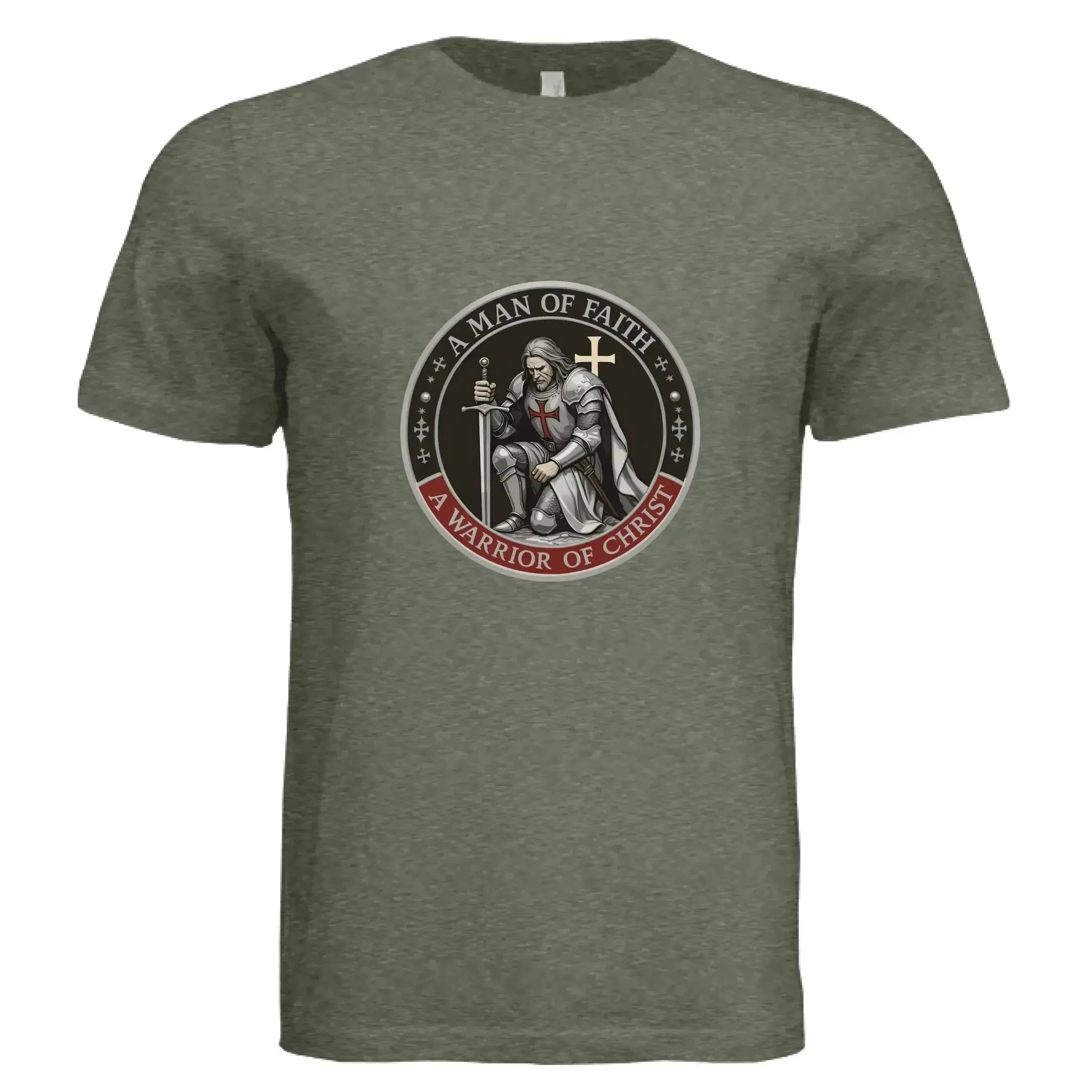 Warrior of Christ T-Shirt - Faith Forged Designs