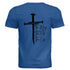 Jesus The Way, The Truth, The Life - John 14:6 Nail Cross T-Shirt - Faith Forged Designs Faith Forged Designs