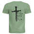 Jesus The Way, The Truth, The Life - John 14:6 Nail Cross T-Shirt - Faith Forged Designs